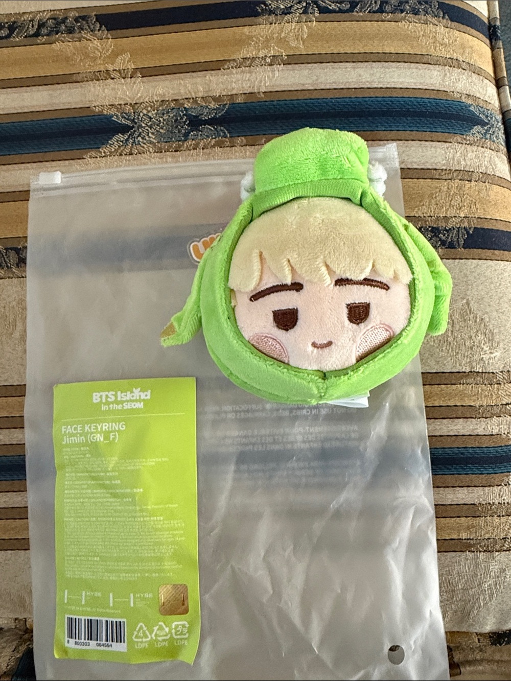 BTS Island In the Seom Face Keyring:  Jimin